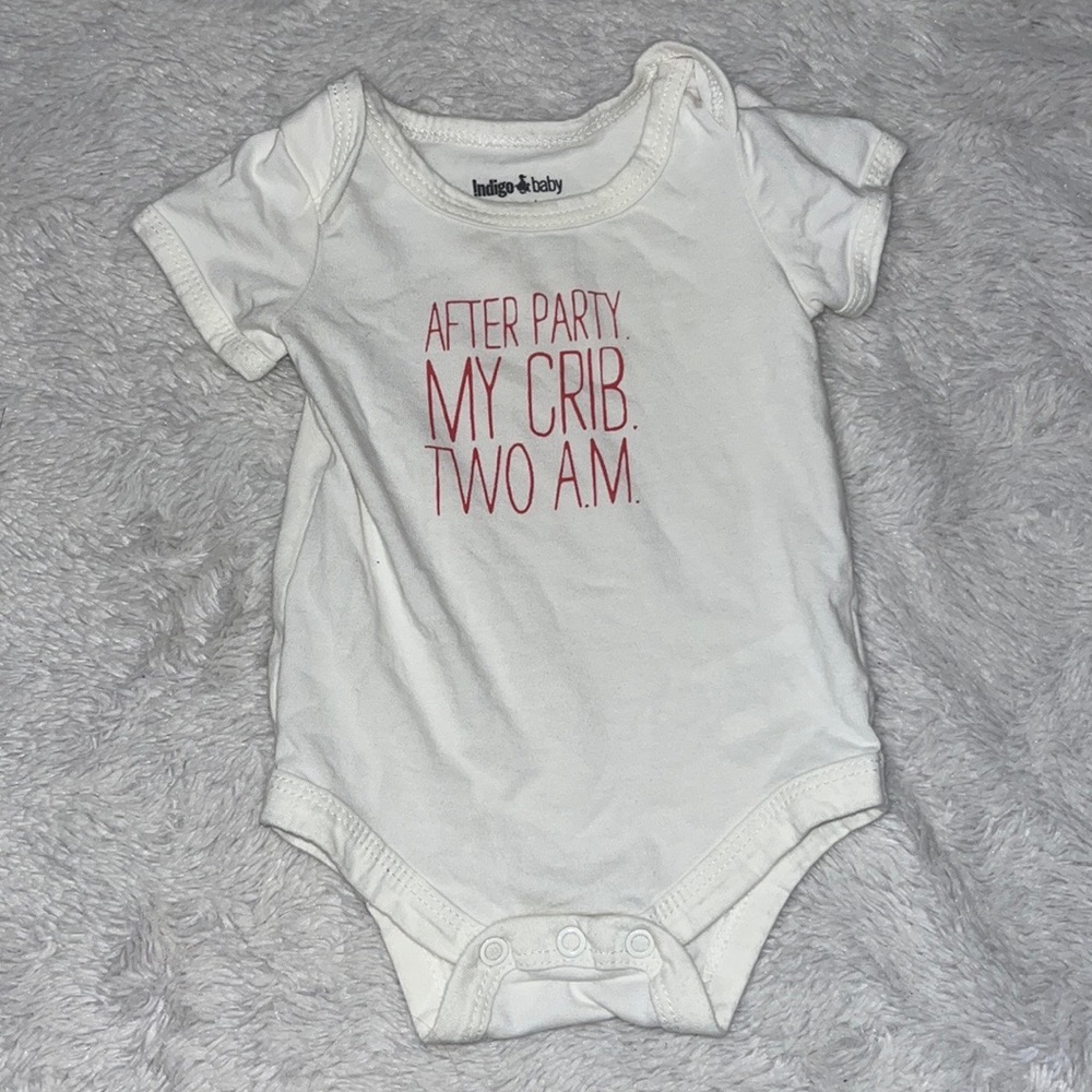 (3 for $10) Indigo baby bodysuit